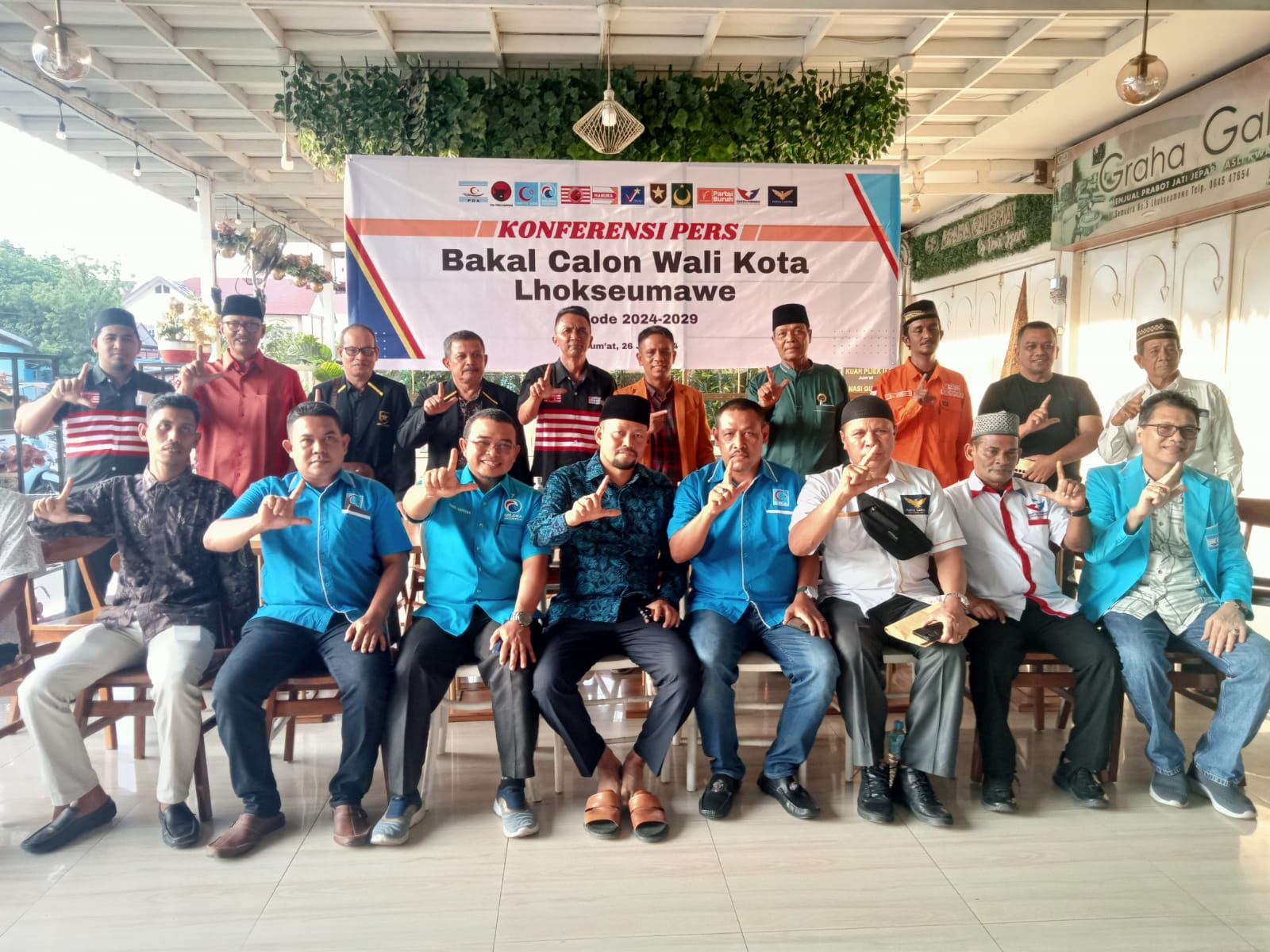 Koalisi Lhokseumawe Hebat Resmi Usung Ismail A. Manaf Bacalon Wali Kota