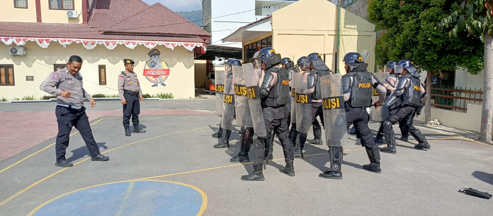 Jelang Pilkada, Polres Samosir Pelatihan Dalmas
