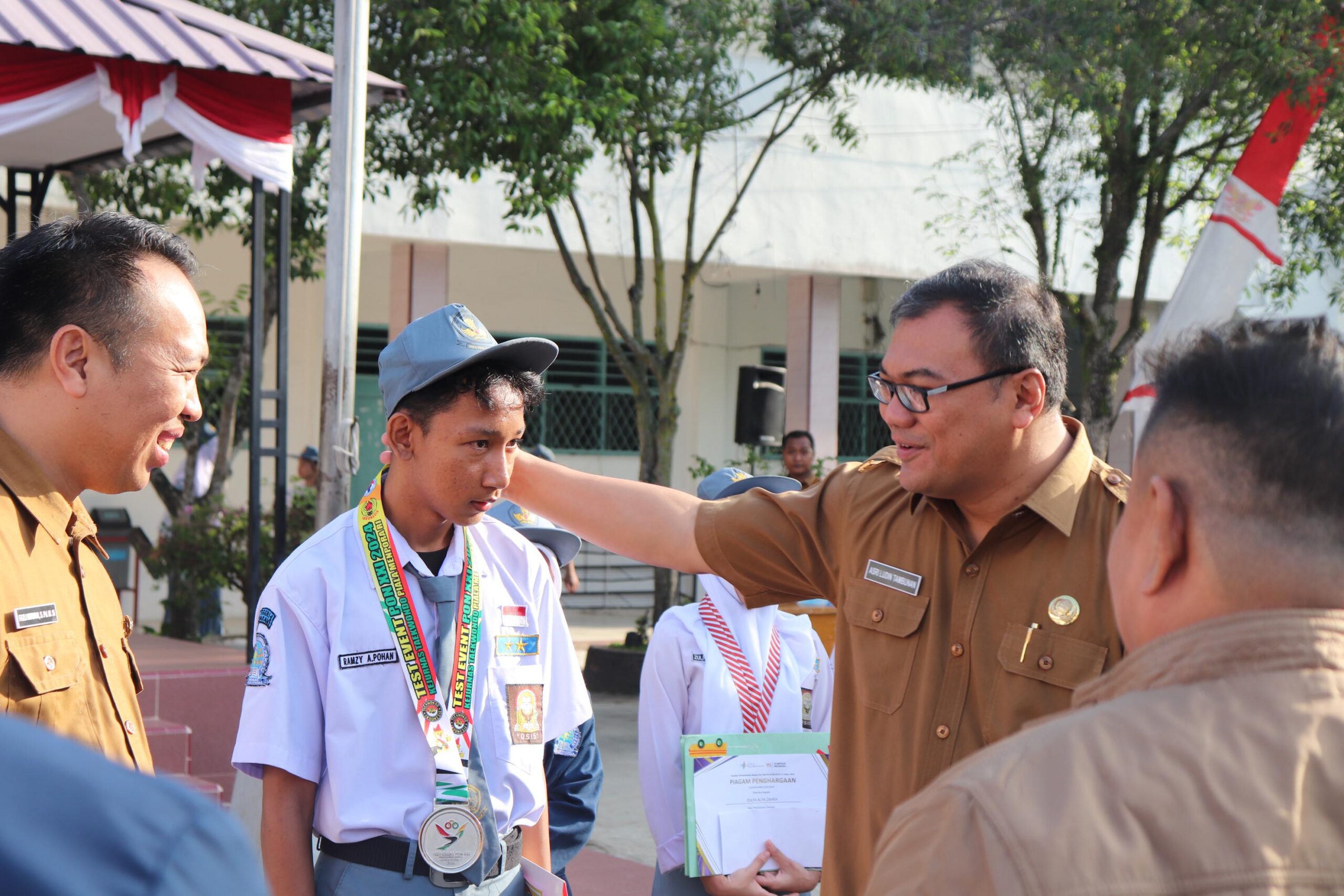 Ketum KONI Deliserdang Minta Siswa SMAN1 Lubuk Pakam Raih Prestasi Olahraga
