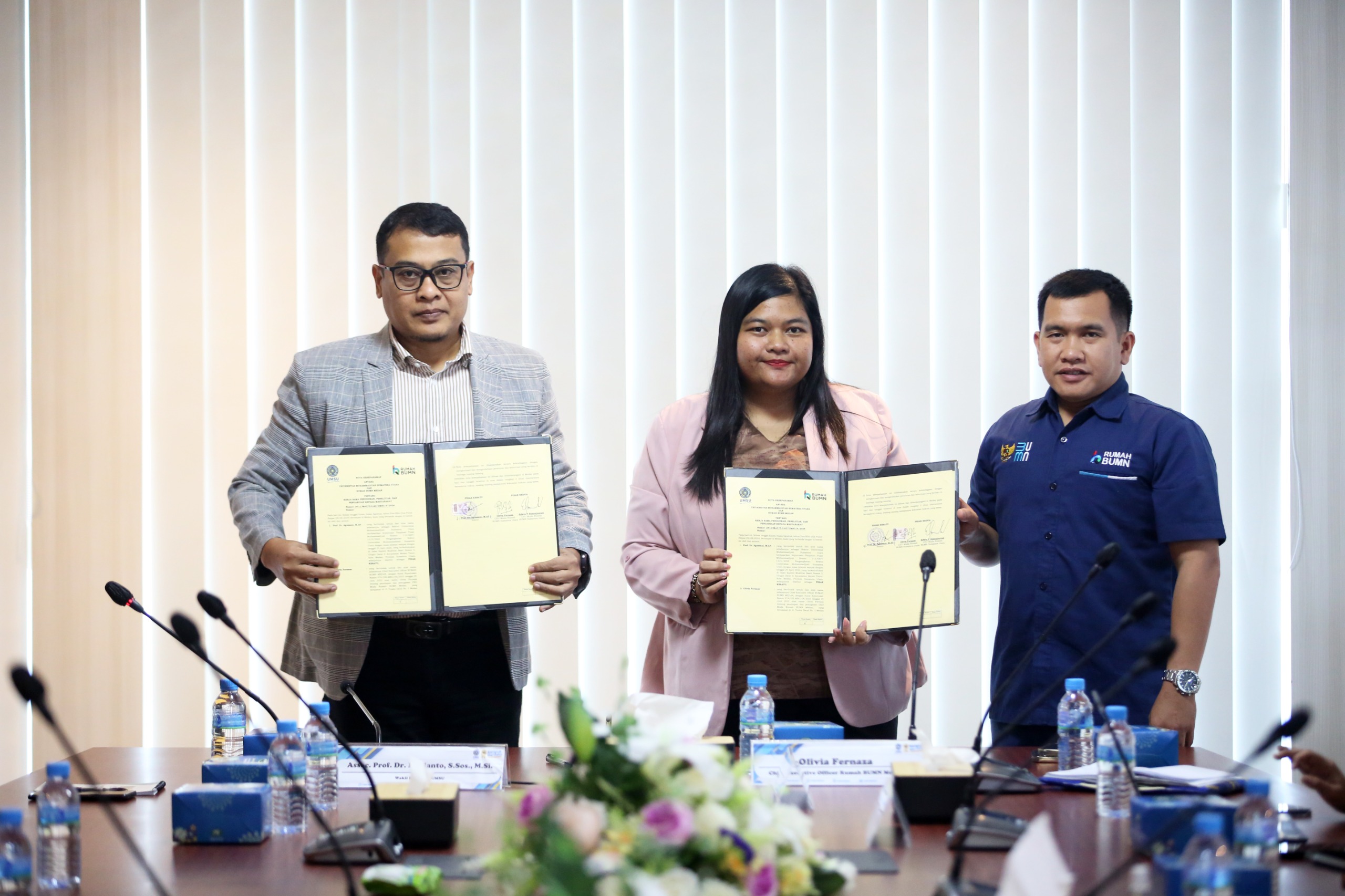 Bangun Ekosistem Ekonomi Digital UMSU MoU Dengan Rumah BUMN