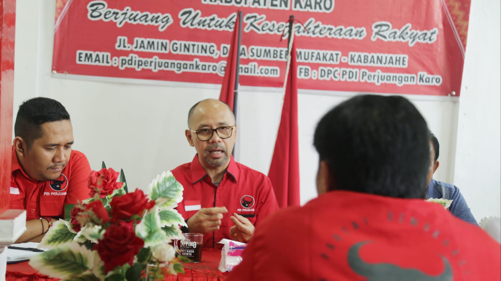 Bacagub Barry Simorangkir Terus Konsolidasi DPC-DPC PDI Perjuangan
