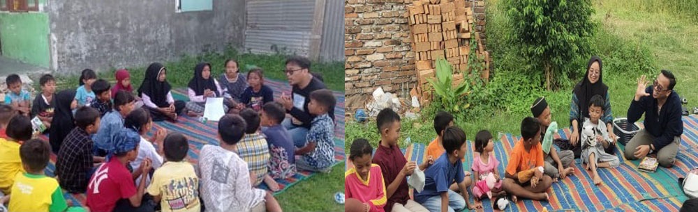 Prodi Seni Pertunjukan Unimed Berikan Pelatihan Seni Di Dapur Karakter Tambak Bayan