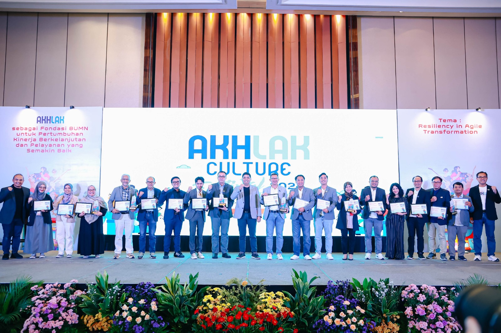 Peringati 4 Tahun Implementasi AKHLAK, Telkom Selenggarakan CAMG – Awarding 2024