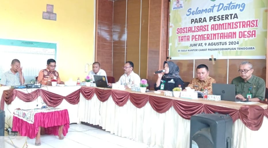 P. Sidimpuan Tenggara Edukasi Kades Dan Perangkat Desa Tertib Administrasi
