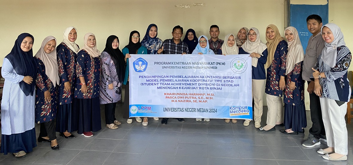 Dosen Unimed Pendampingan Pembelajaran Akuntansi Dan Keuangan Di SMK Setia Budi Binjai