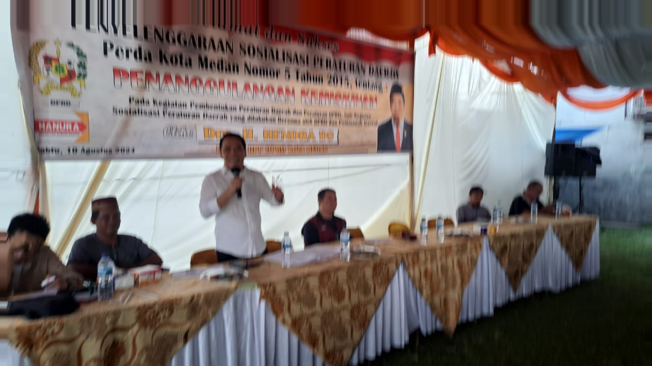 Hendra DS Harap Pemko Medan Tingkatkan Bansos Untuk Penanggulangan Kemiskinan
