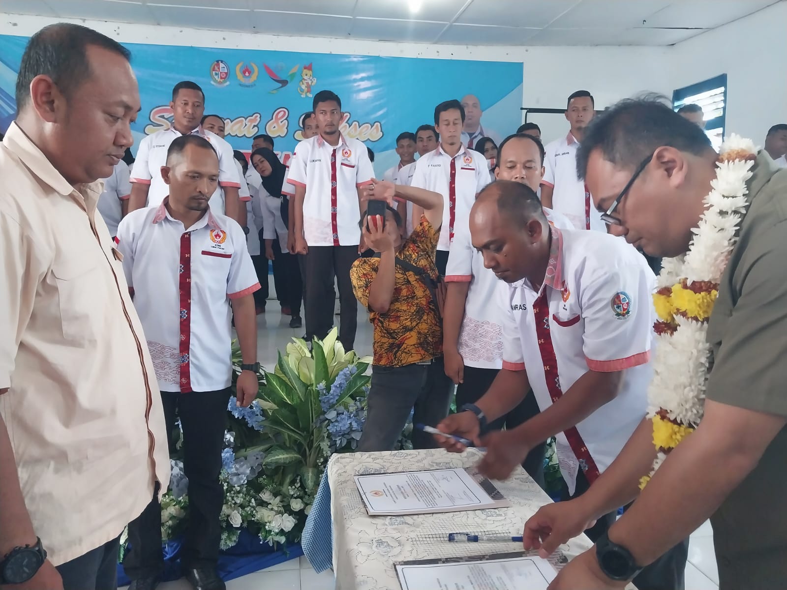 Atraksi Barongsai Dan Marching Band Meriahkan Pelantikan KONI LubukPakam