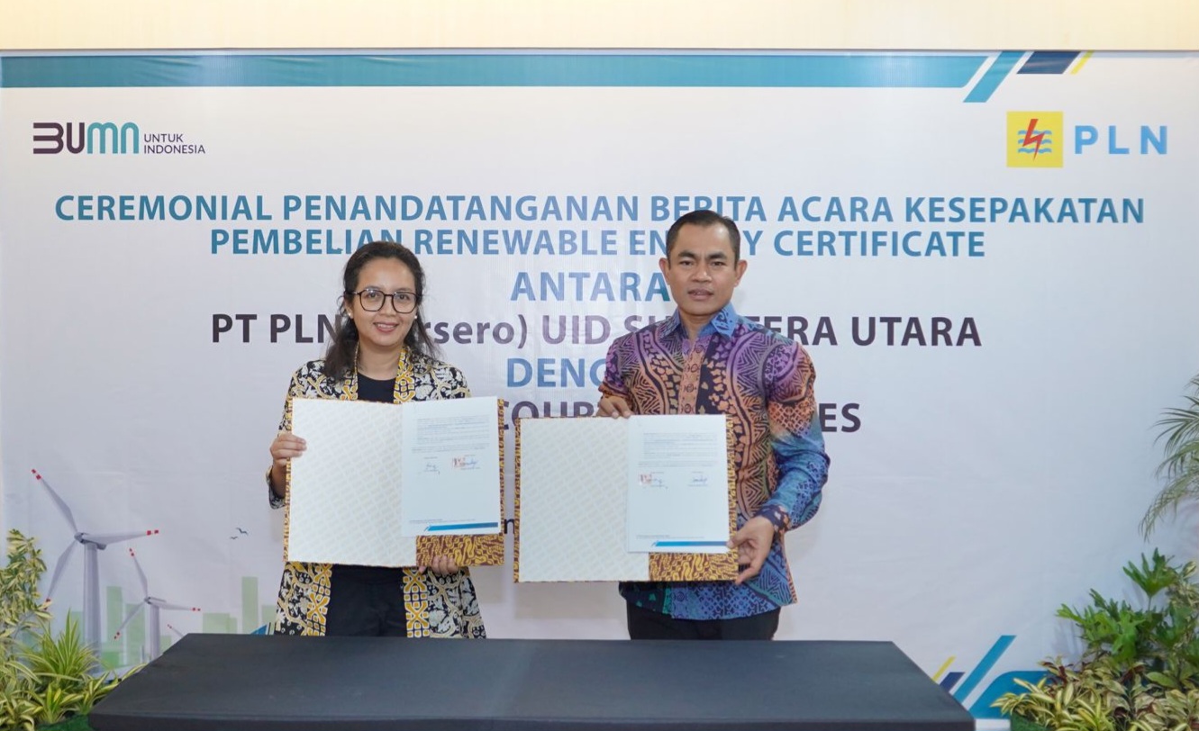PLN UID Sumut Sukses Jual REC Ke PT Agincourt Resources