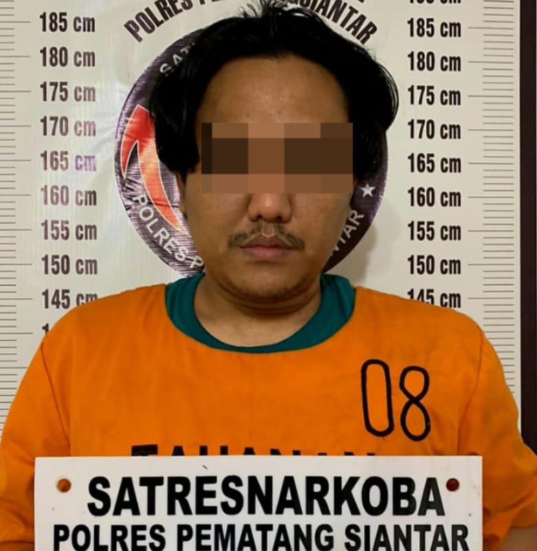 Polres P. Siantar Ringkus Pria Pengedar Sabu Di Kos-kosan