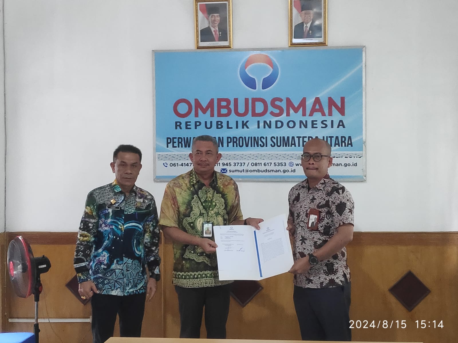 Serahkan LAHP Ke Pemko Medan, Ombudsman Nilai Parkir Berlangganan Maladministrasi