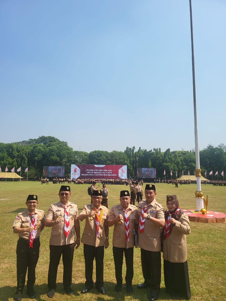 Ketua Kwarda Sumut Hadiri Apel Besar Hari Pramuka Ke 63 Di Jakarta