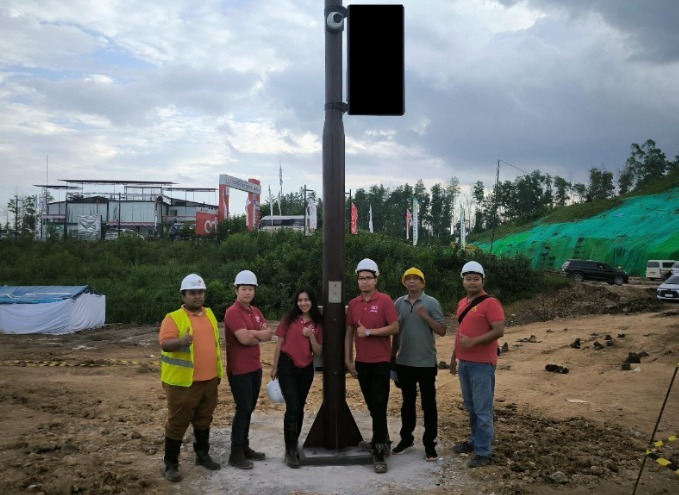 Kolaborasi PINS dan CHT INFINITY Dirikan Smart Pole Pertama di IKN