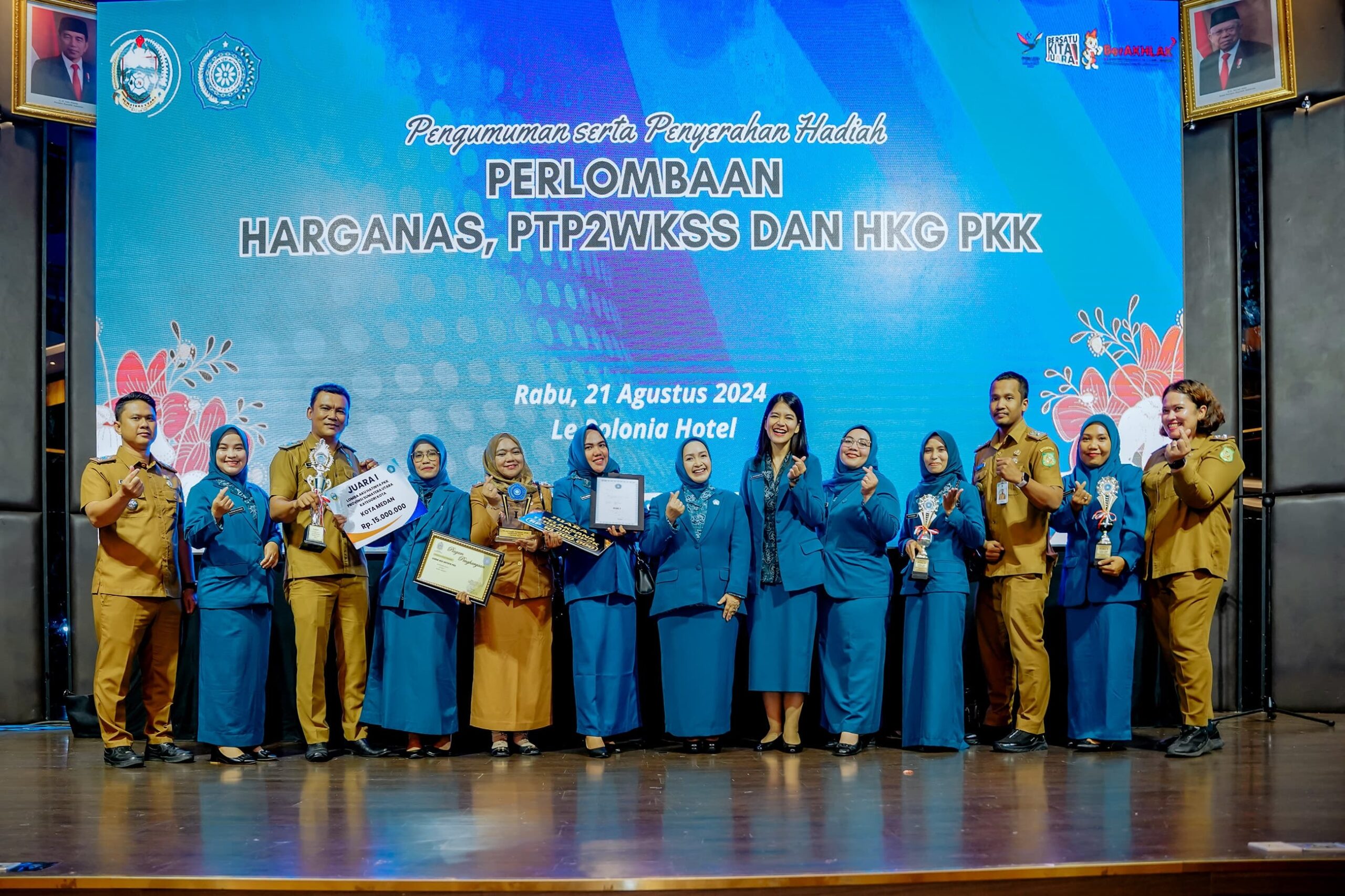 3 Kelurahan Kota Medan Raih Juara Pertama Perlombaan Yang Digelar TP PKK Provinsi Sumut