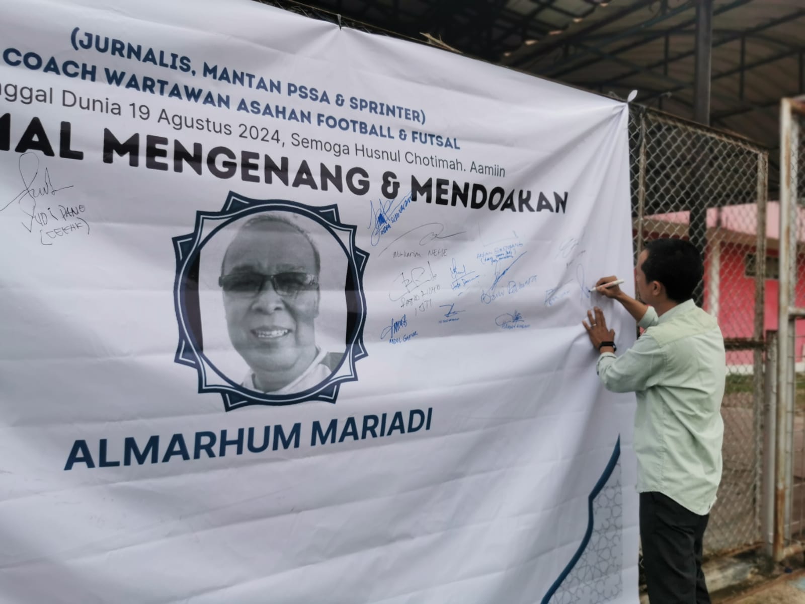 Wartawan AFF Atasi PDAM Laga Amal Mariadi