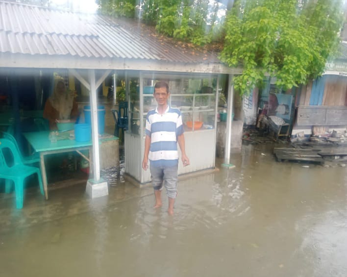 Banjir Pasang Landa Pesisir Batubara, Pemerintah Perlu Meminimalisir