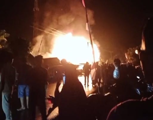 Dua Rumah Permanen Di Sosa Julu Ludes Terbakar