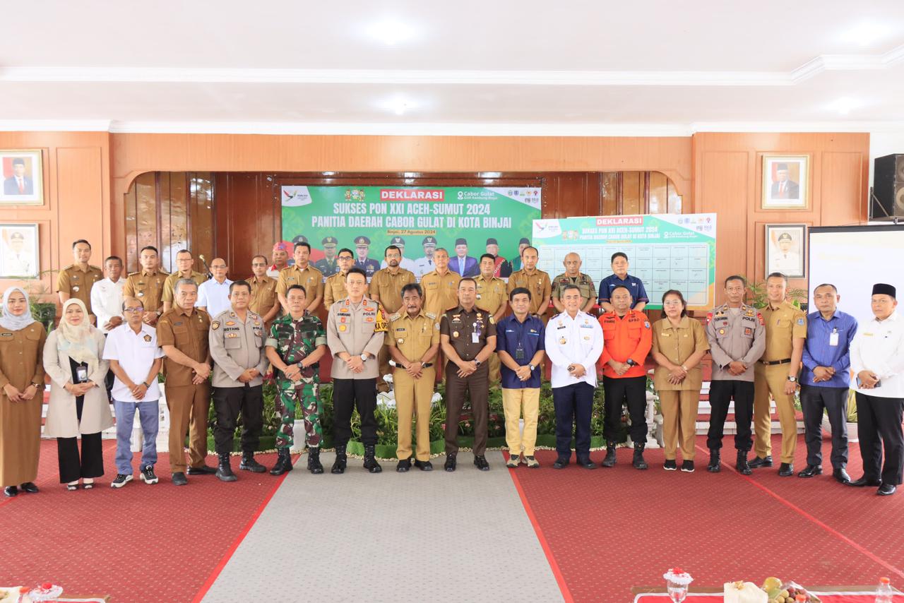 Deklarasi Sukseskan PON XXI Aceh - Sumut 2024, Wali Kota Ajak Semua Pihak Kolaborasi