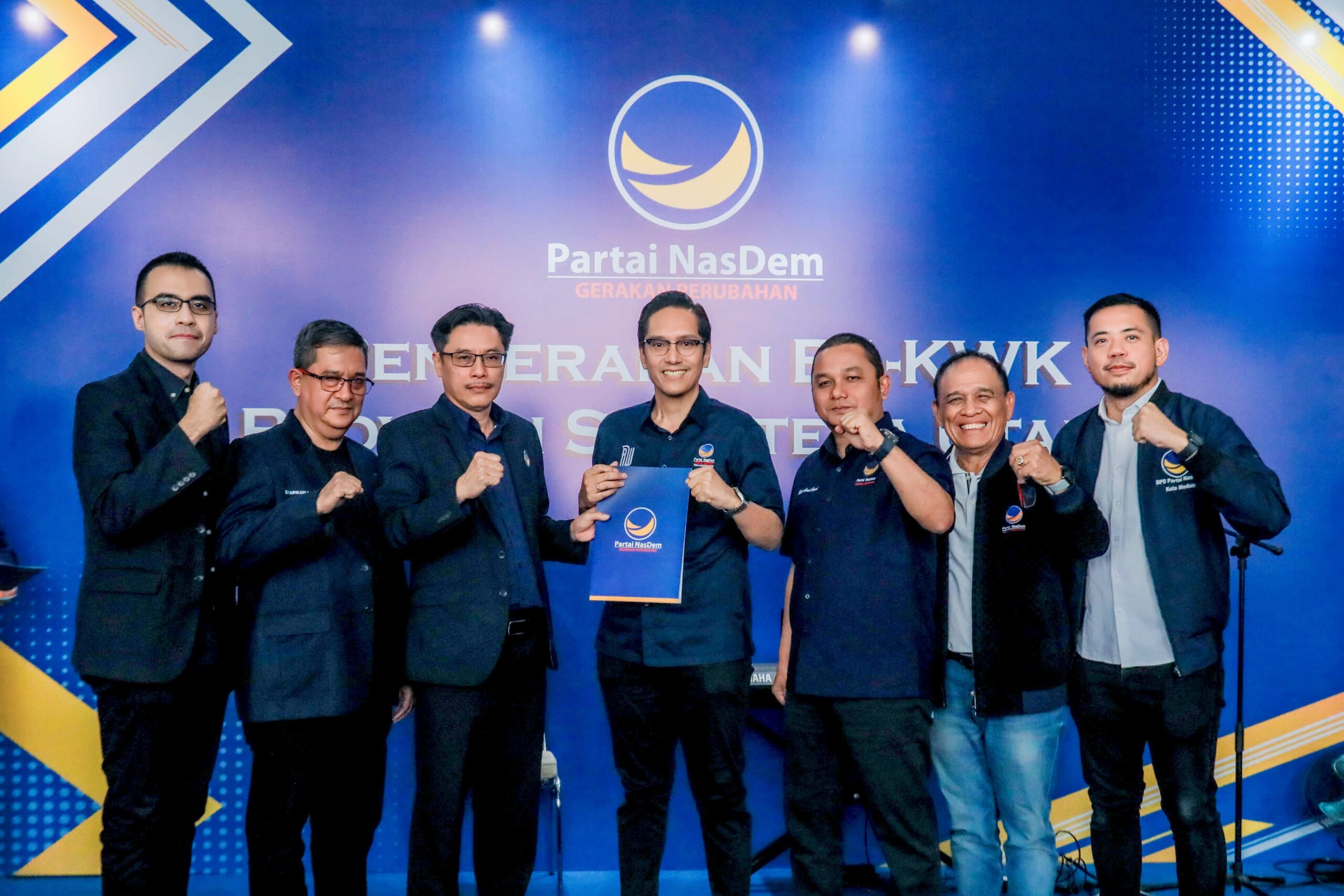 Partai NasDem Serahkan Rekomendasi B1KWK ke Rico-Zaki Maju di Pilkada Medan