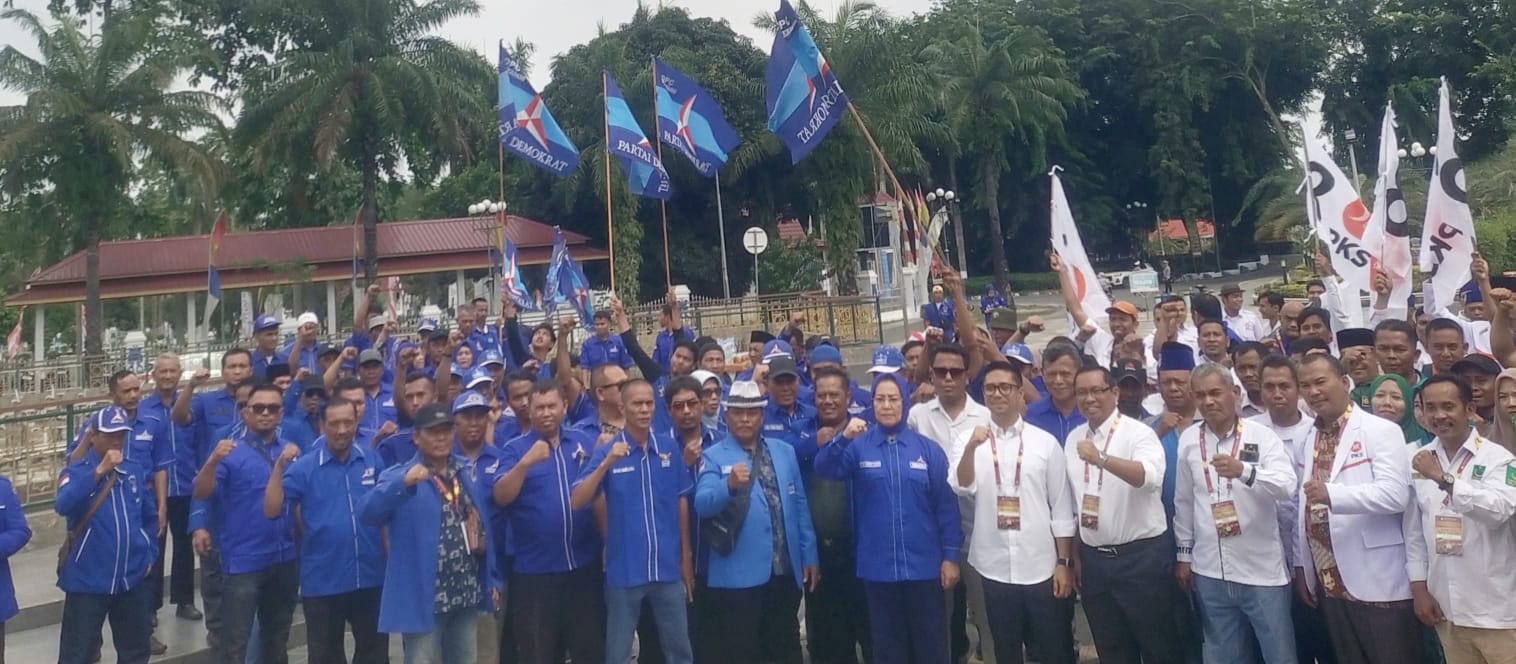 Shalat Dhuha Awali Paslon Sofyan-Junaidi Daftar Ke KPU Deliserdang