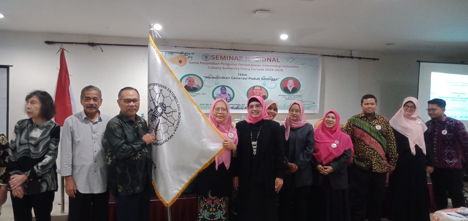 Pelantikan Pengurus Perhimpunan Entomologi Indonesia Cabang Sumut 2024-2028 Wujudkan Generasi Peduli Serangga