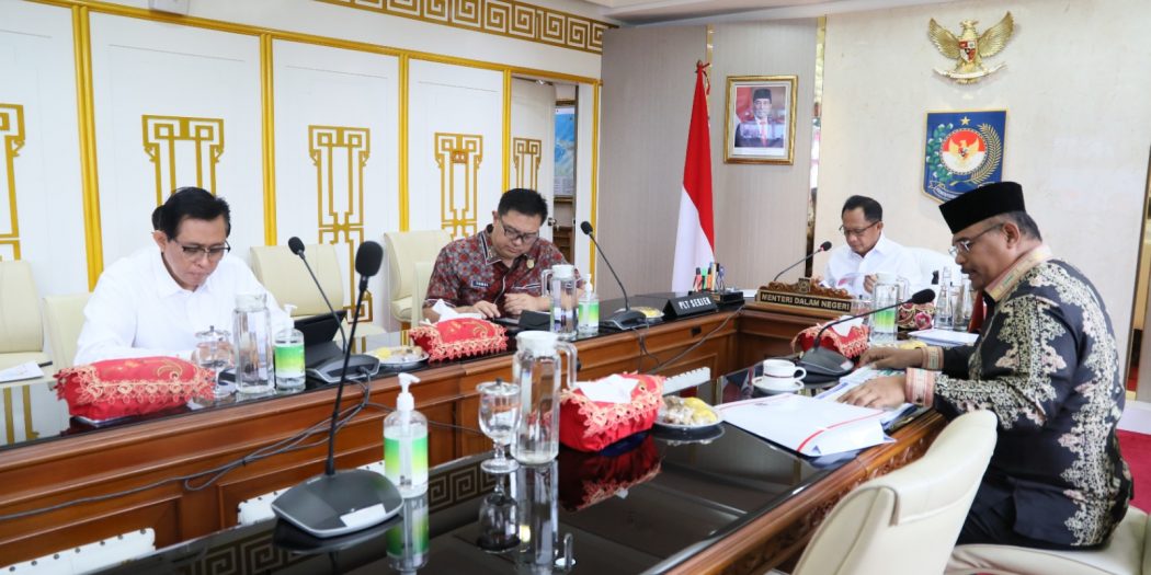 Rapat Dengan Mendagri, Pj Gubernur Paparkan Kesiapan Pelaksanaan PON: Insya Allah Sukses