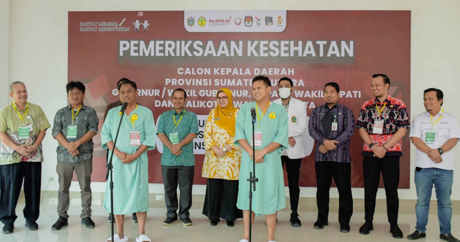 Darma Wijaya-Adlin Jalani Pemeriksaan Kesehatan