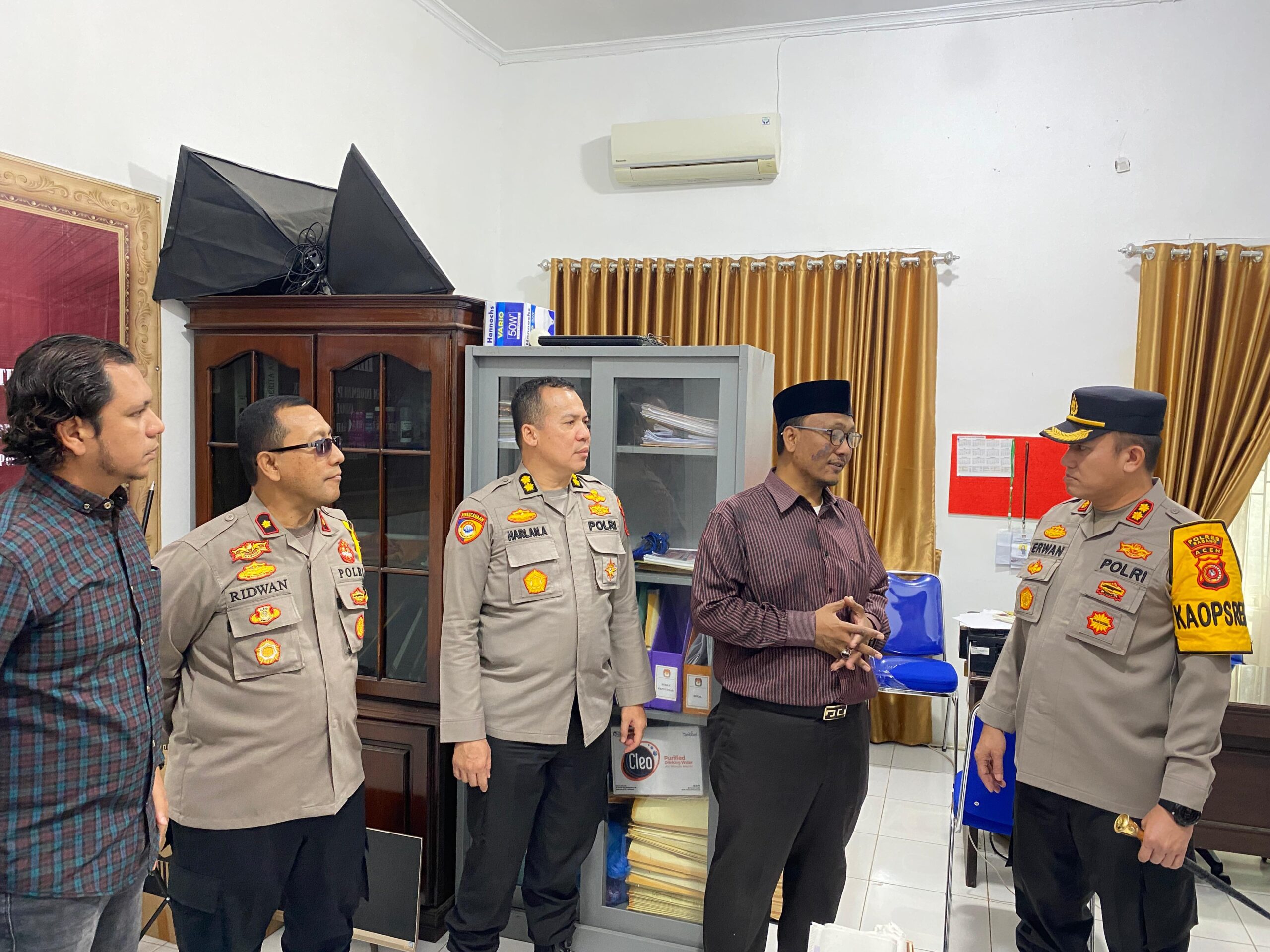 Kunjungi KIP, Kapolres Sabang Pastikan Kesiapan Pilkada
