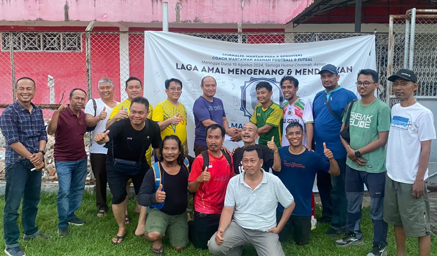 WAFF Tahan Kejari Asahan Dalam Laga Amal