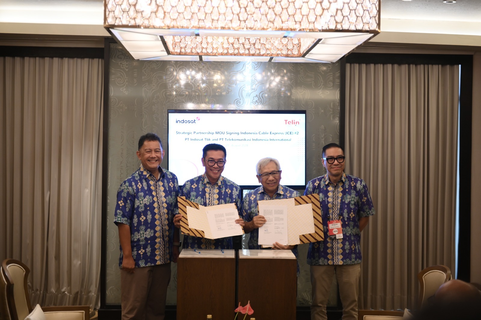 Kemitraan Strategis Telin Dan Indosat Ooredoo Hutchison Kembangkan Indonesia Cable System Express 2