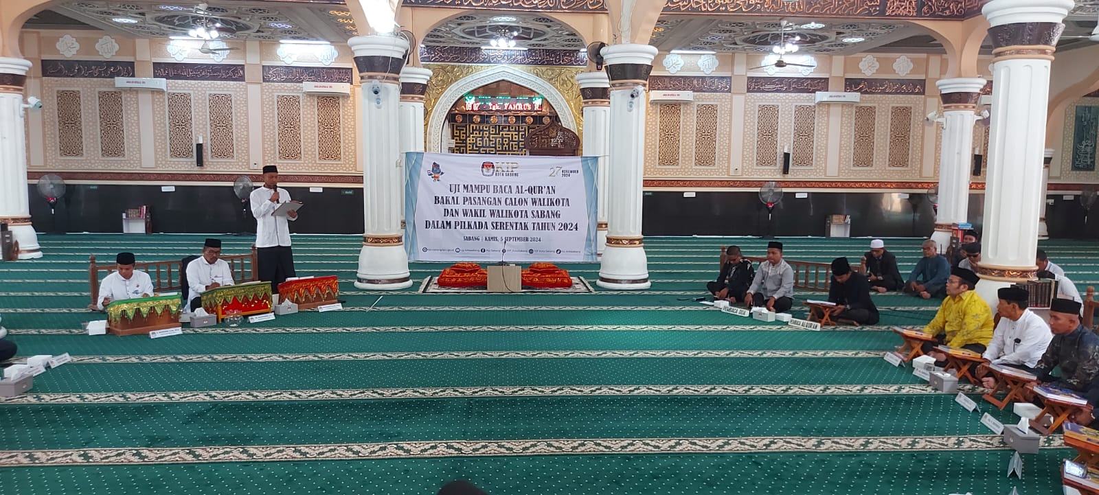 Uji Mampu Baca Al-Quran 4 Bapaslon Di Sabang Tuntas