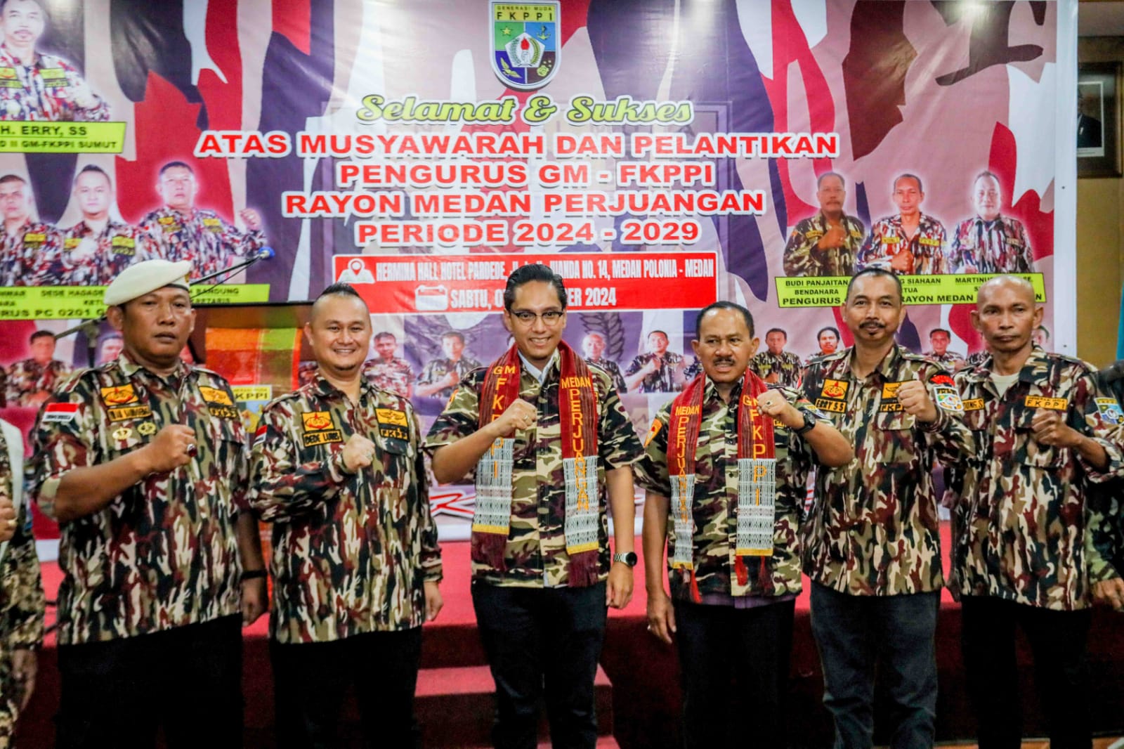 Hadiri Pelantikan Rayon Medan Perjuangan, Rico Waas: GM-FKPPI Harus Jadi Buah Hati Masyarakat