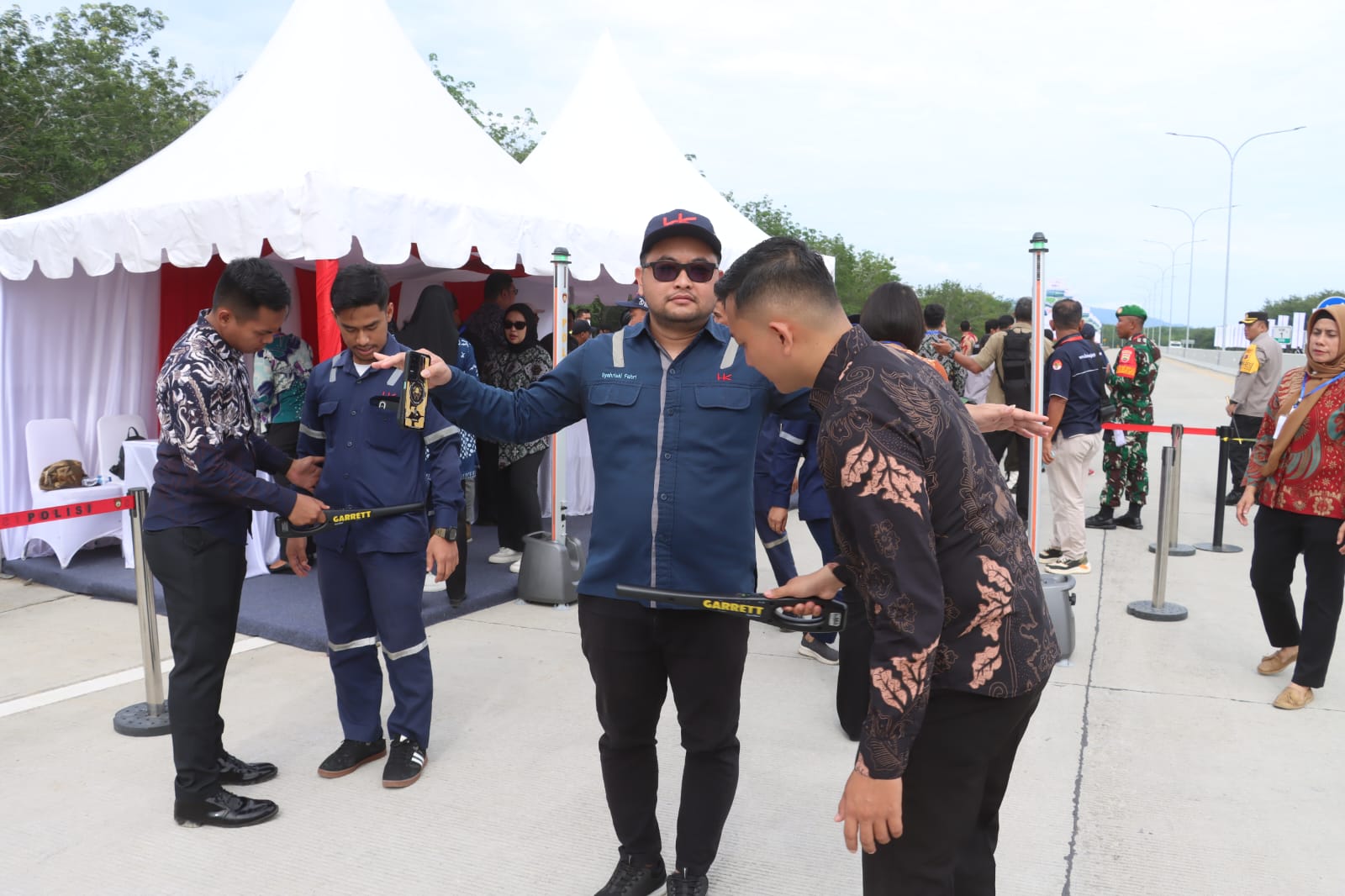 Polres Simalungun Sukses Amankan VVIP Kunjungan Presiden Jokowi Di Sinaksak
