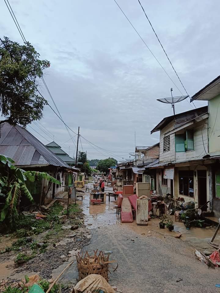Banjir Besar Kembali Landa Pasar Bawah Serbelawan