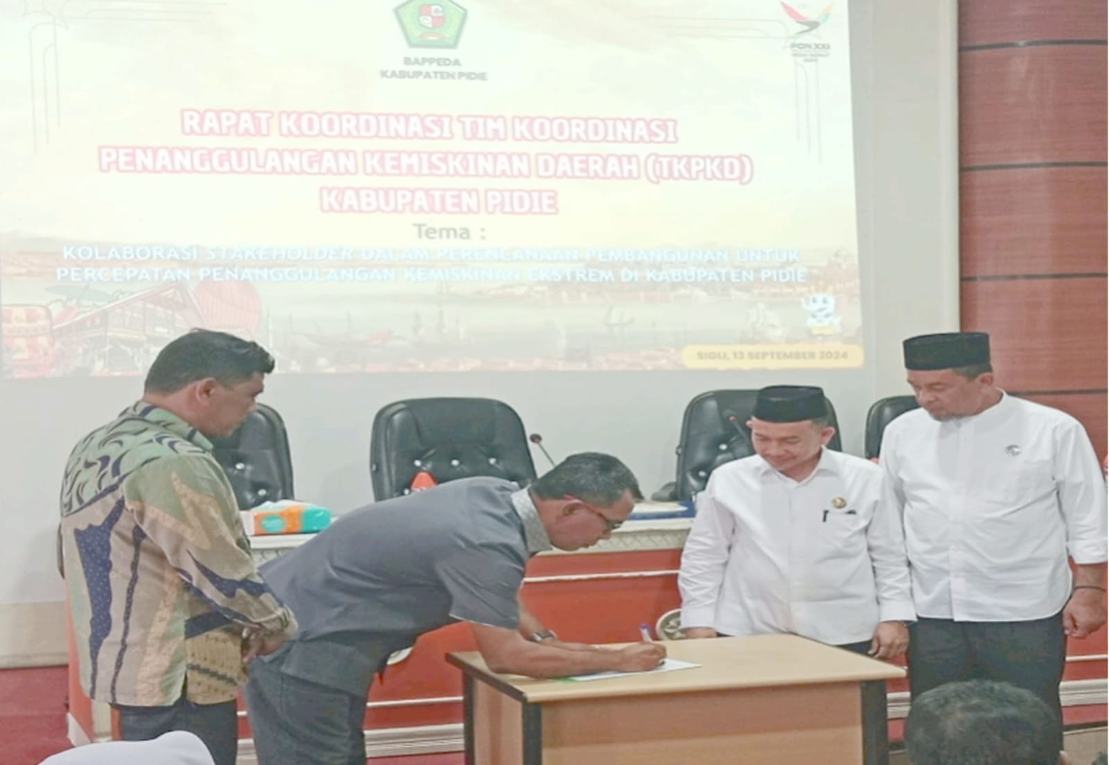 Bappeda Pidie Gelar Rakor TKPKD 2024