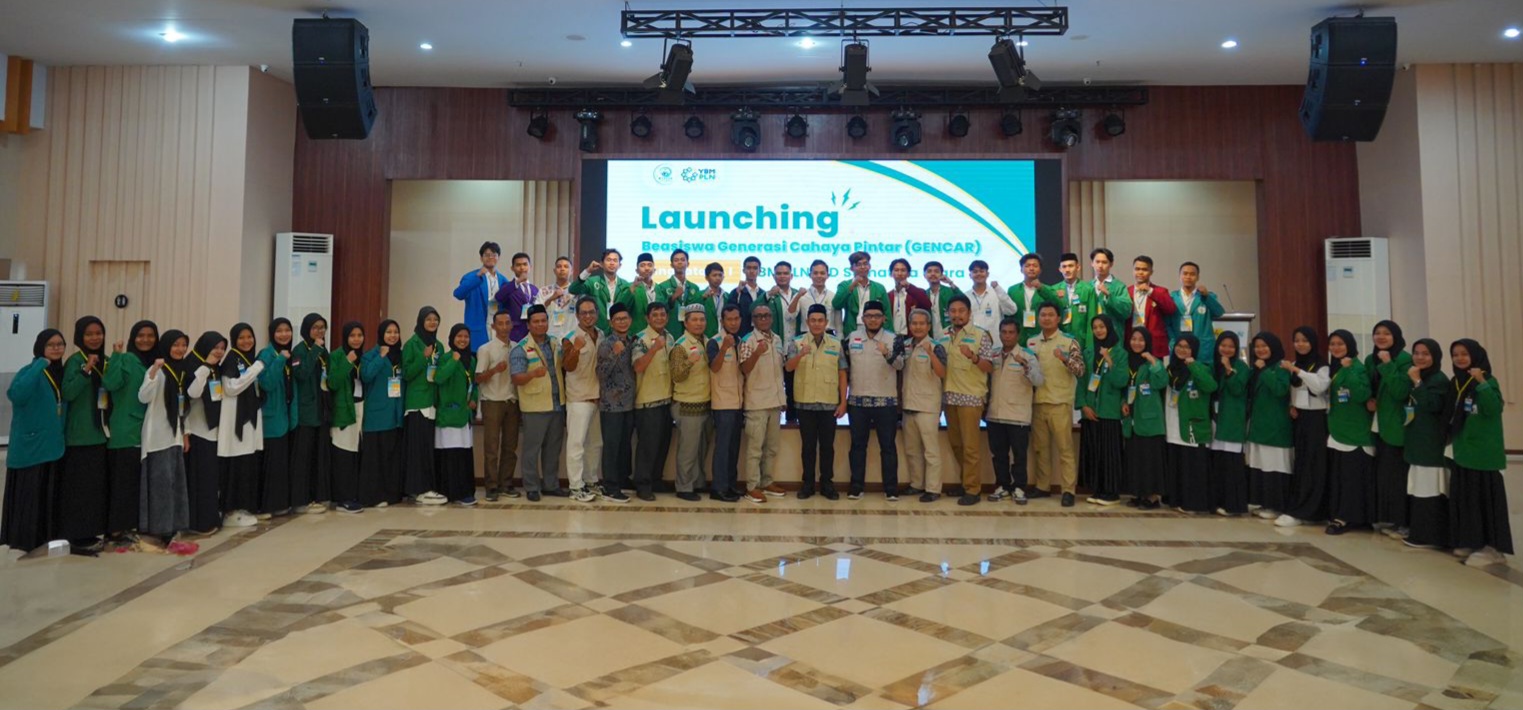 YBM PLN UID Sumut Salurkan Beasiswa Generasi Cahaya Pintar
