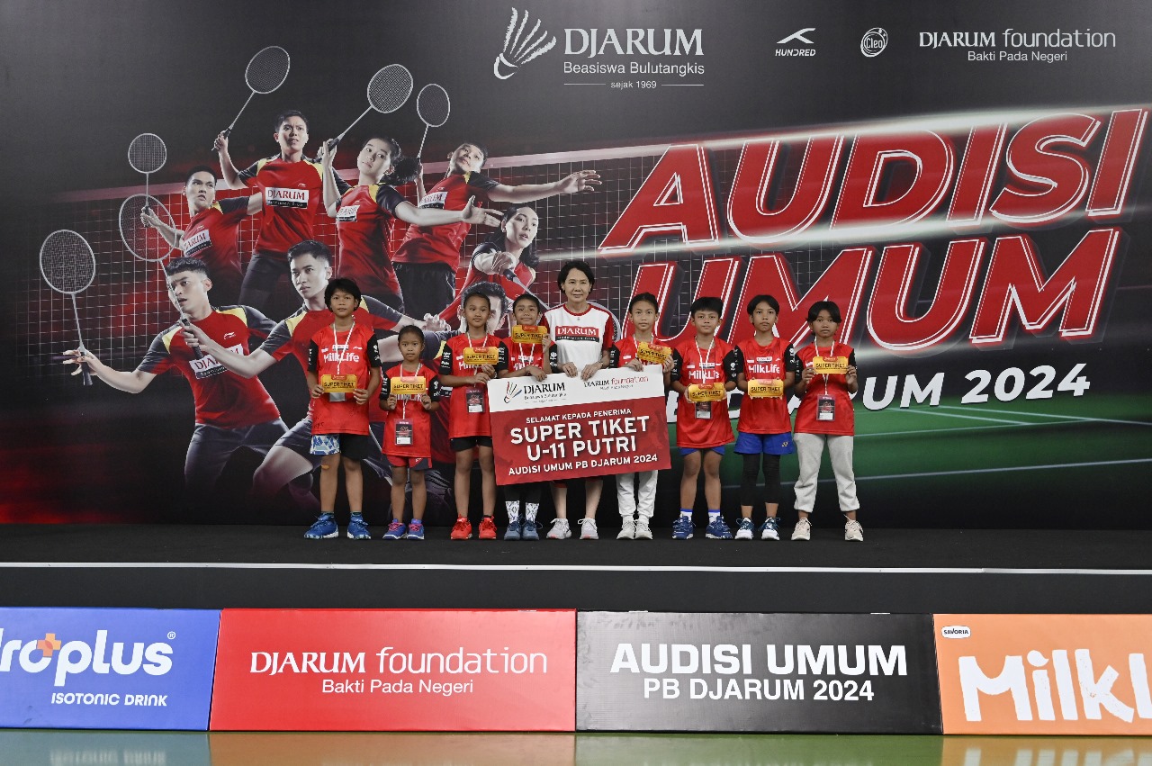 Pebulutangkis Medan RaihSuper Tiket Audisi PB Djarum 2024