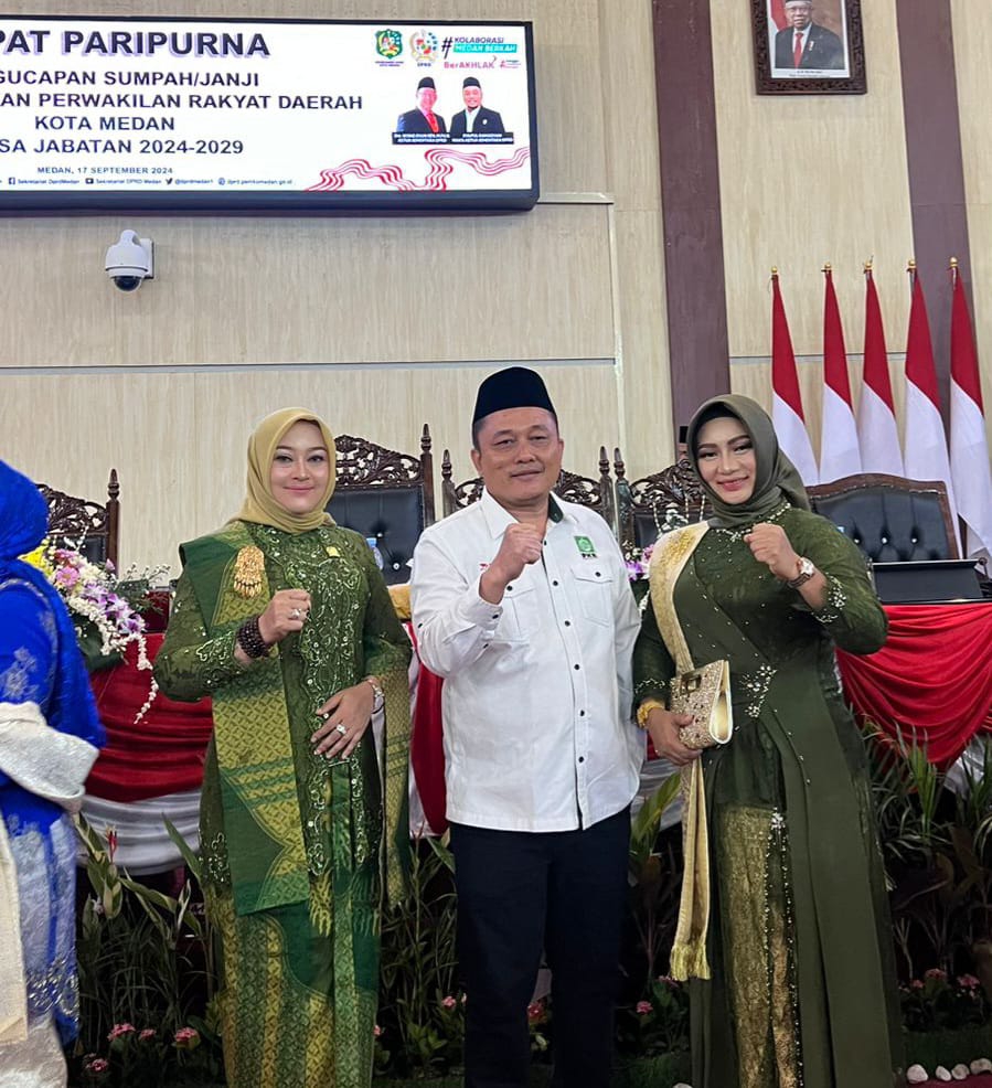 PKB Kota Medan Bersyukur Atas Dilantiknya Dua Srikandi PKB Sebagai Anggota DPRD Kota Medan