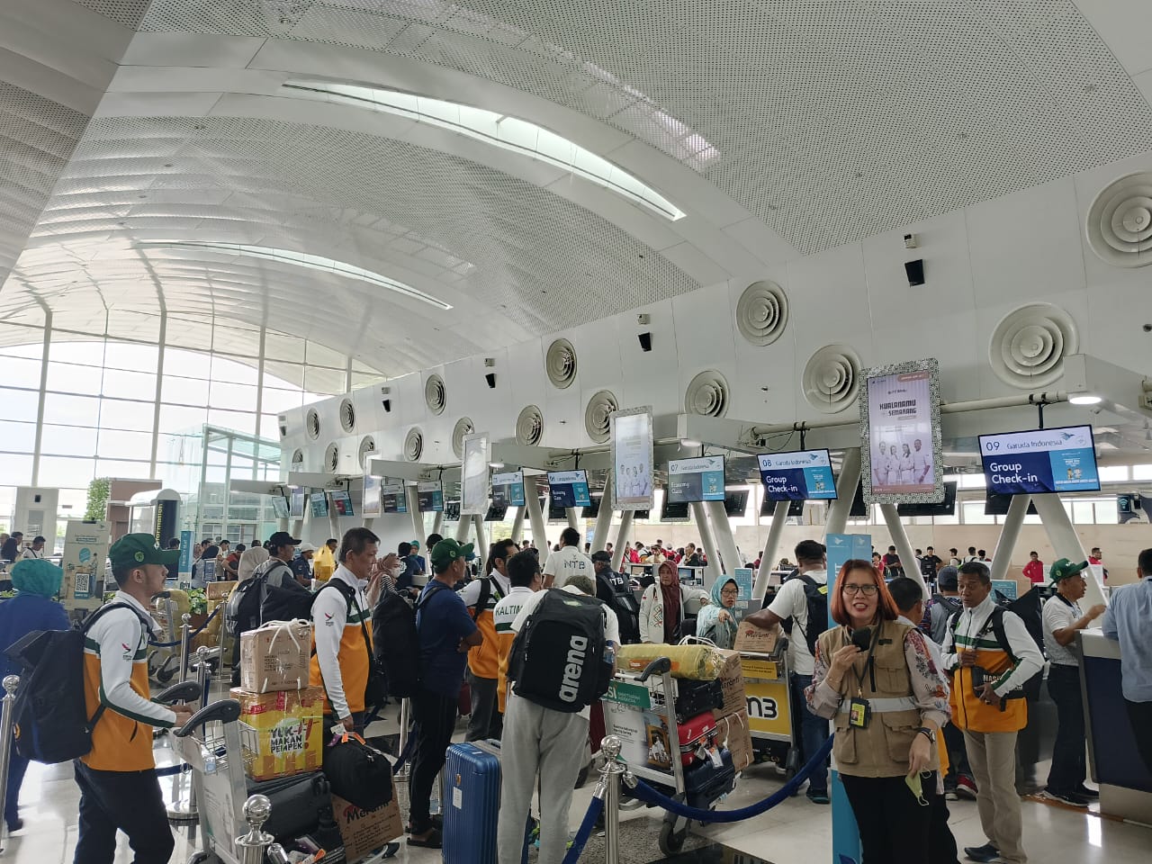 Puncak Arus Balik Atlet PON XXI, Garuda Indonesia Tambah 4 Extra Flight Di KNIA