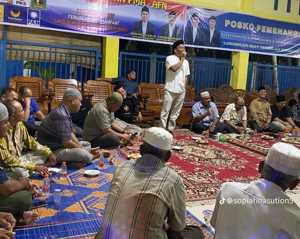 Ratusan Warga Lubuk Bunut Sambut Kunjungan Silaturrahim Cabup PMA