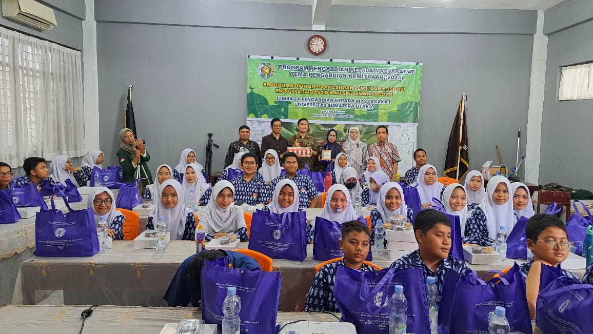 Departemen Arsitektur USU Laksanakan Program Pengabdian Kepada Masyarakat Di SMAN 1 Medan