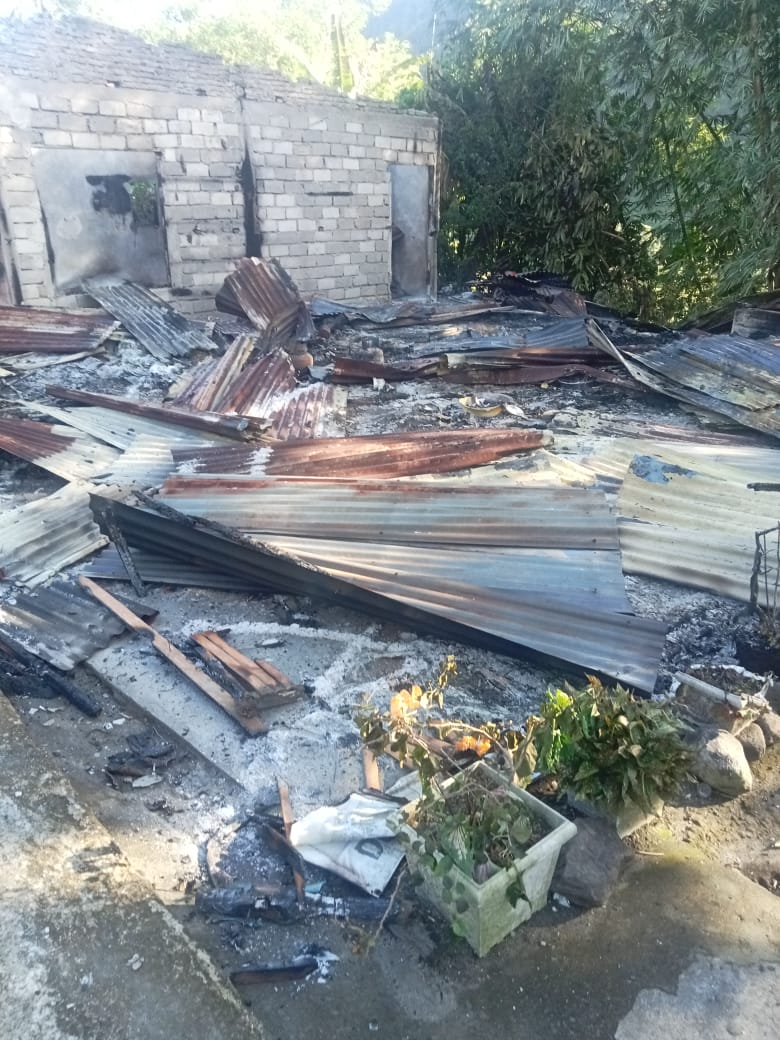 Satu Rumah Musnah Terbakar Di Aceh Tengah