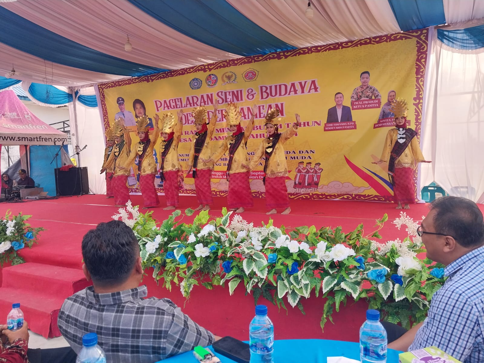 HUT Ke-74, Warga Pardamean Sambut Hangat Asri Ludin Tambunan