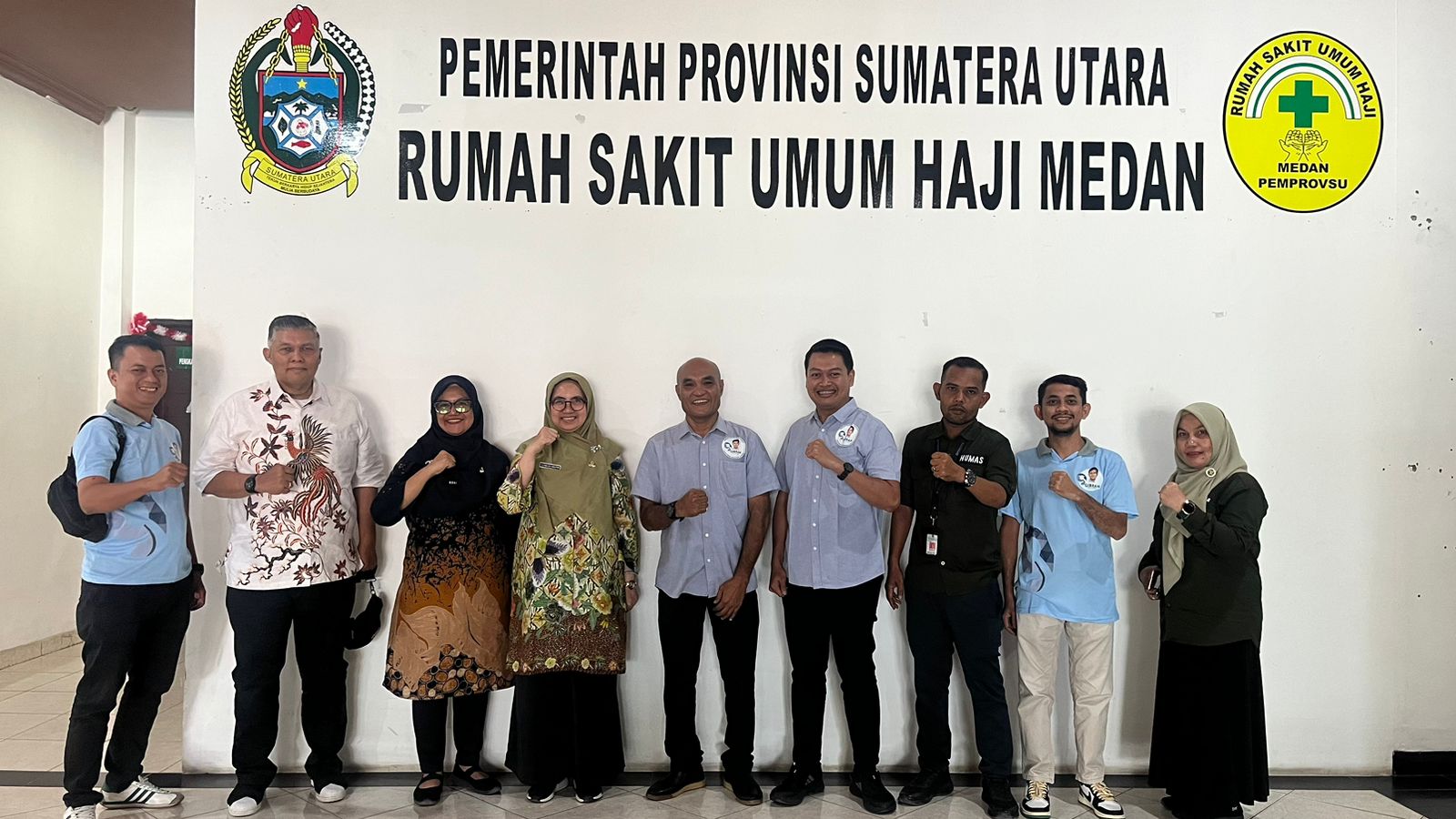 Gibran Center Silaturahmi Dengan RSU Haji Medan