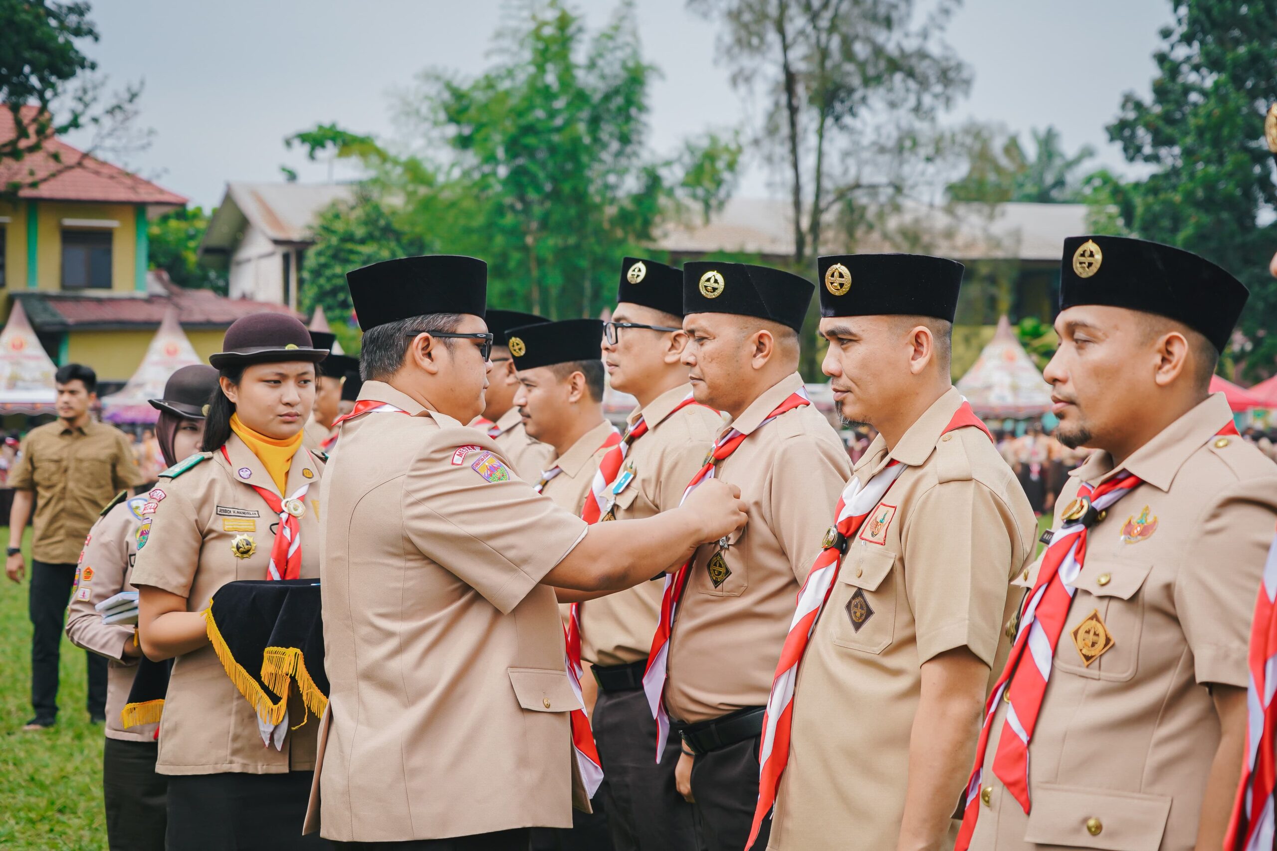 Gerakan Pramuka Kwarcab Kota Medan Pecahkan Rekor MURI Dunia