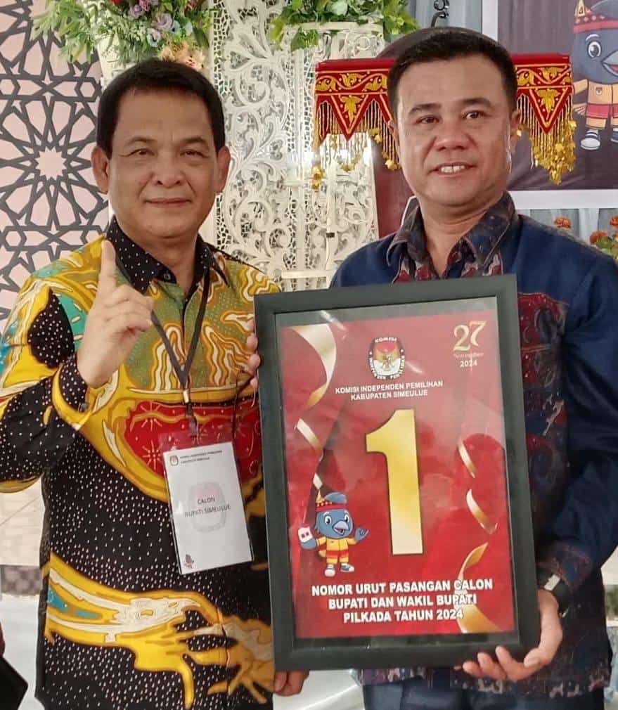 AHI Nomor 1 Lebih Berpotensi Menangkan Pilkada Simeulue