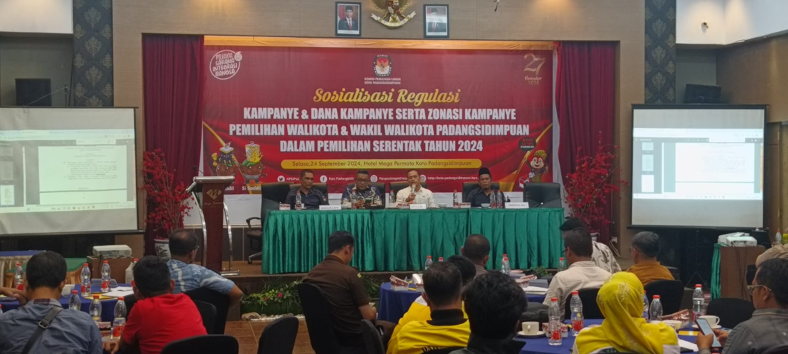 Pj Wali Kota P.Sidimpuan Larang Kampanye Di Halaman Bolak