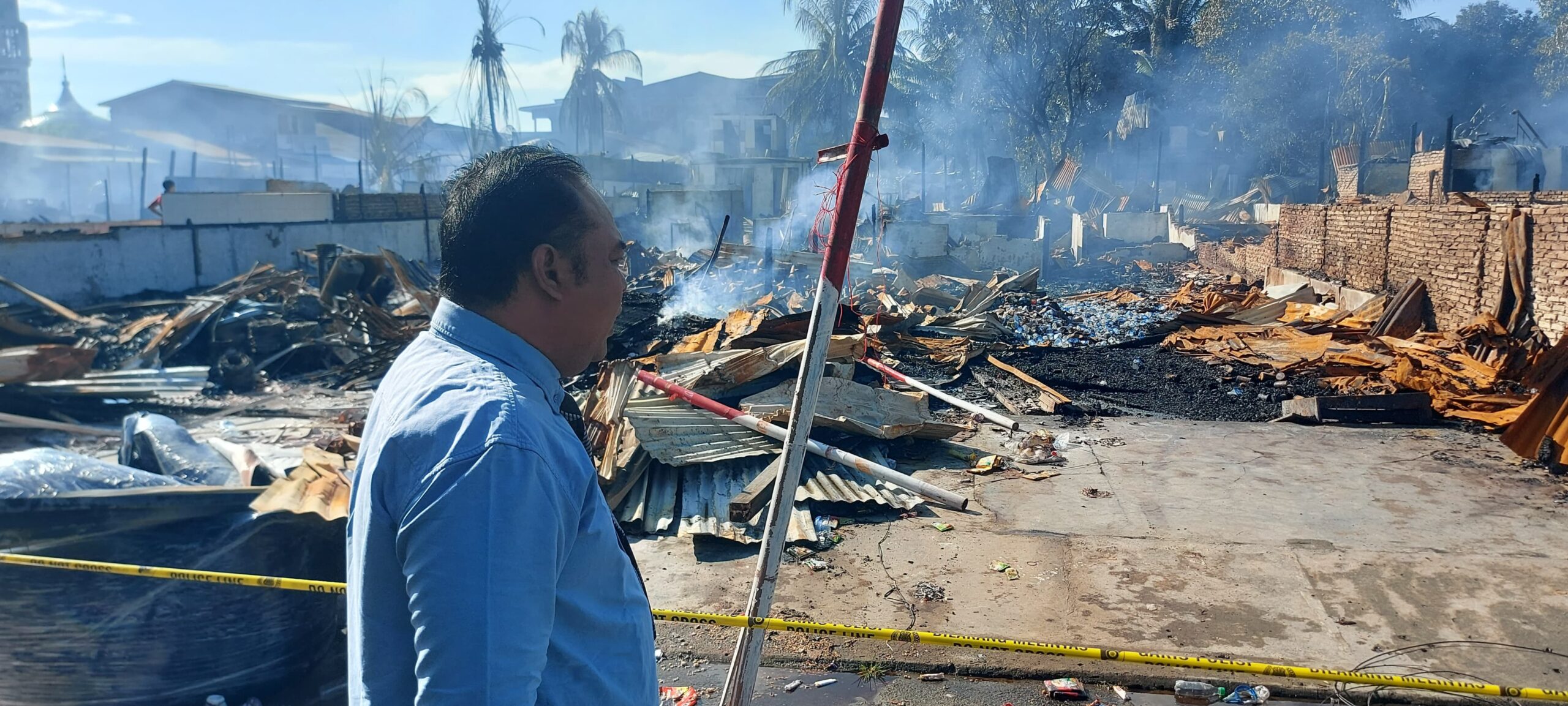 Pj T Reza Fahlevi: Bantuan Masa Panik Korban Kebakaran Sinabang Aman