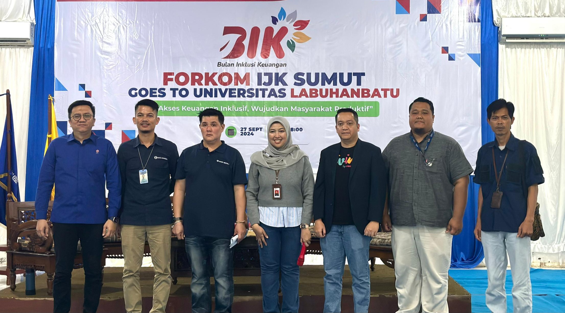Forkom IJK Sumut Goes to Universitas Labuhanbatu