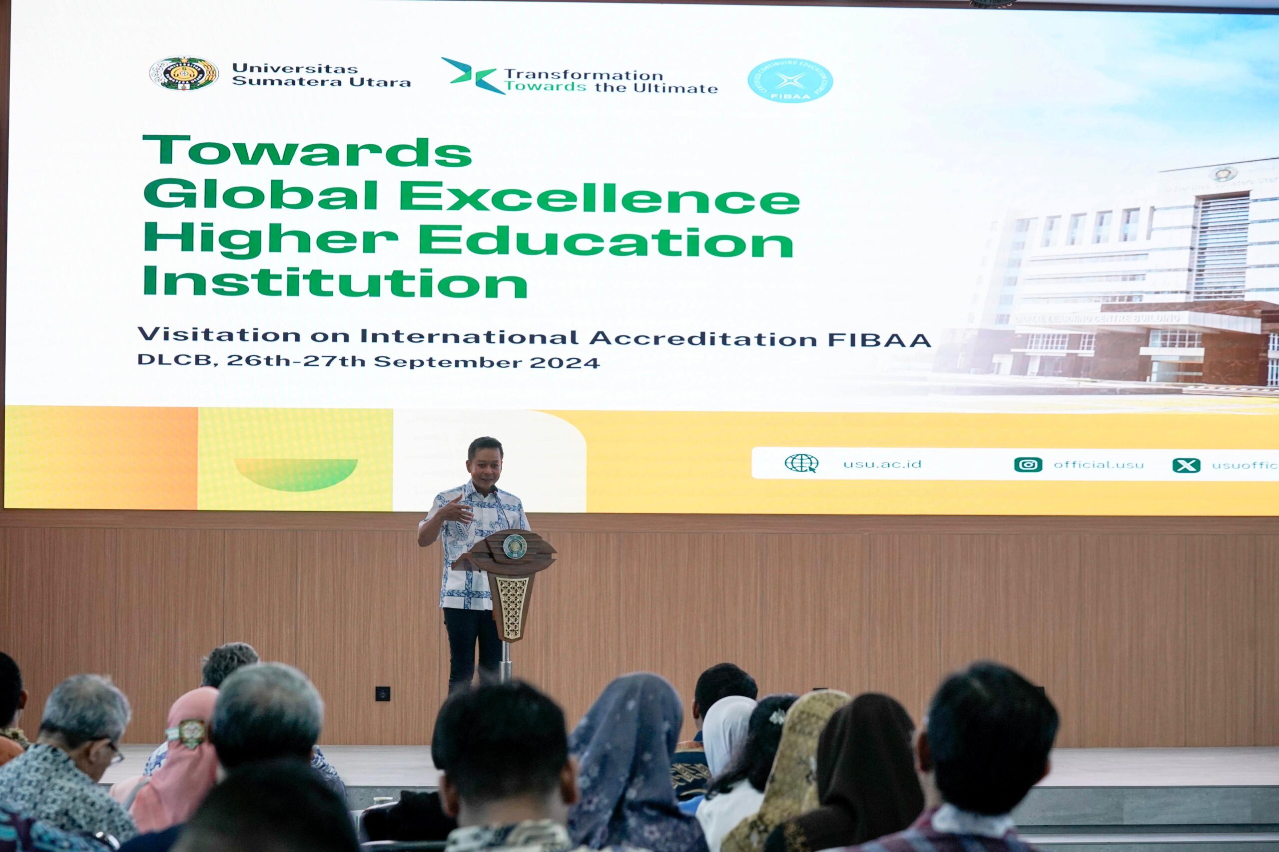 Persiapan Akreditasi Internasional FIBAA, Rektor USU Minta Prodi Raih Hasil Maksimal