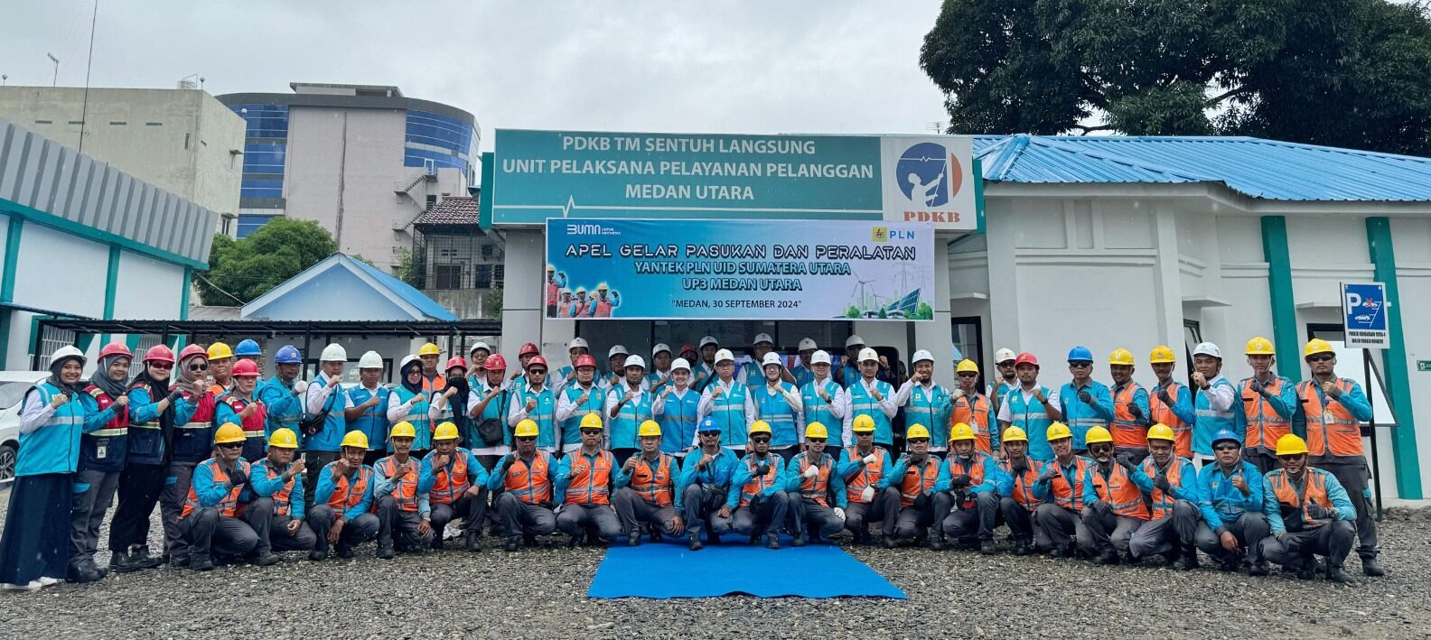 Tingkatkan Kualitas Pelayanan, PLN Sumut Gelar Pasukan Dan Peralatan Serentak